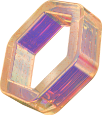 Iridescent dBot gem form